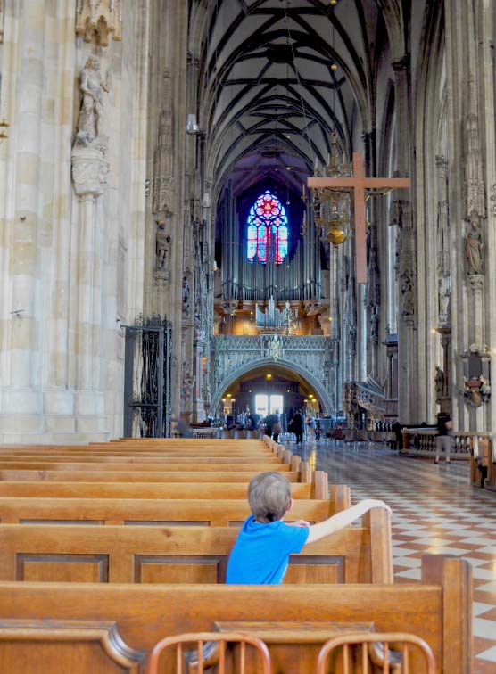 Blick nach hinten