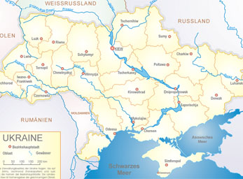 Landkarte Ukraine / wikipedia Papst ordnet Sonderkollekte für die Ukraine an