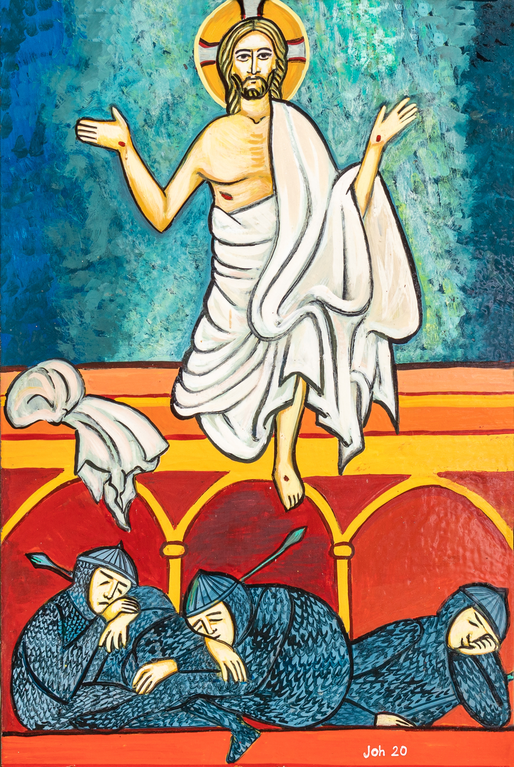 Auferstehung Christi. Garten des Gebets, Wien Floridsdorf (Hasswellgasse/ Ecke Lieleggweg)